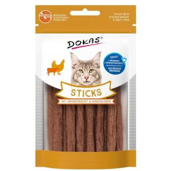ARDEBO.de Dokas Cat Sticks mit Hühnerbrust & Rinderleber 30g