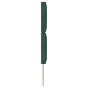 Kopfteil Kristallknopf gesteppt Dunkelgrün 80 cm Samt, Kopfteil Kristallknopf gesteppt Dunkelgrün 160 cm Samt