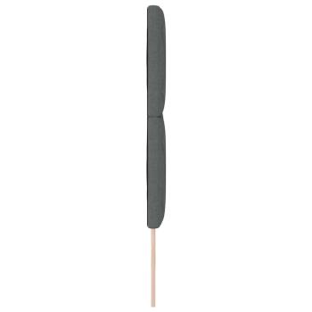 Kopfteil mit Diamantblöcken Design Dunkelgrau 160 cm Stoff