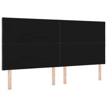Kopfteil Design mit Diamantblöcken Dunkelbraun 200 cm Stoff