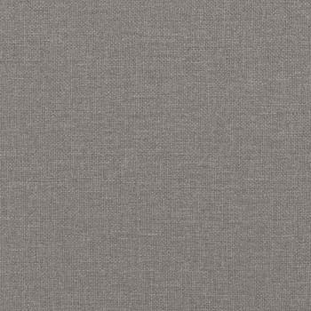 Boxspringbett mit Matratze Taupe 100x200 cm Stoff
