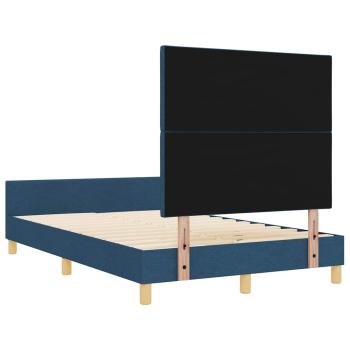 Bettgestell Blau 120x190 cm aus Stoff