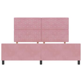 Bettgestell Pink 180x200 cm Samt