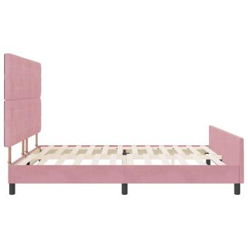 Bettgestell Pink 180x200 cm Samt