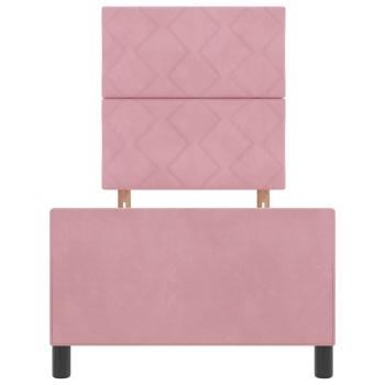 Bettgestell Rosa 80x200 cm Samt