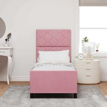 Bettgestell Rosa 80x200 cm Samt