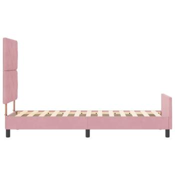 Bettgestell Rosa 80x200 cm Samt