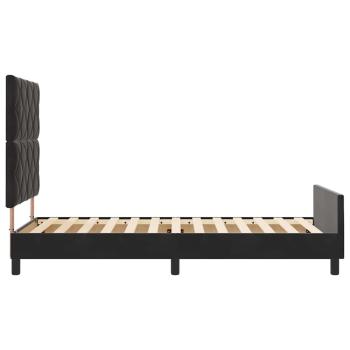 Bettgestell Schwarz 100x200 cm Samt