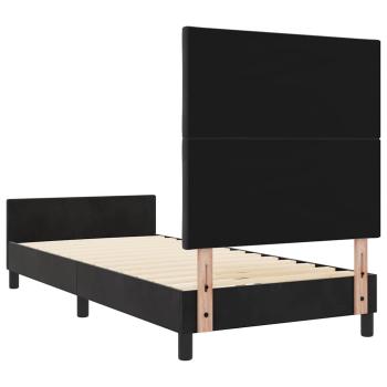 Bettgestell Schwarz 100x200 cm Samt
