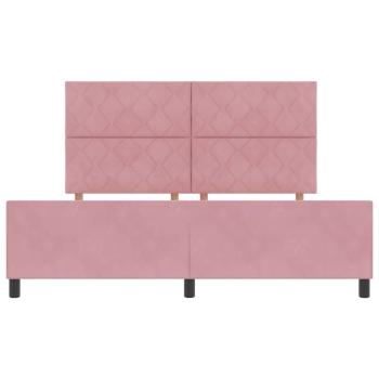 Bettgestell Rosa 180x200 cm Velours