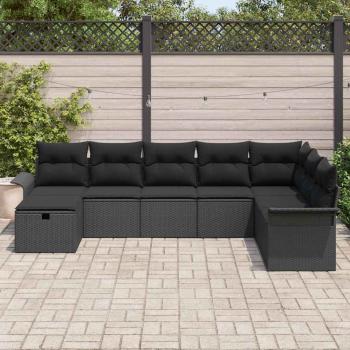 Gartensofa-set 8 Stk. Poly Rattan