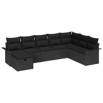 Gartensofa-set 8 Stk. Poly Rattan