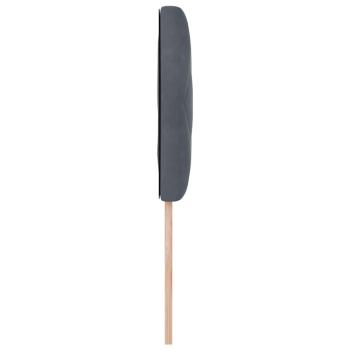 Kopfteil Diamantblöcke Design Dunkelgrau 90 cm Samt