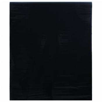 ARDEBO.de - Fensterfolie Statisch Matt Schwarz 45x500 cm PVC