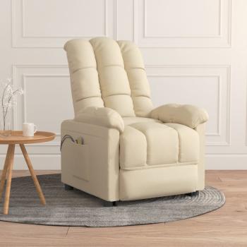 ARDEBO.de - Massagesessel Elektrisch Creme Stoff