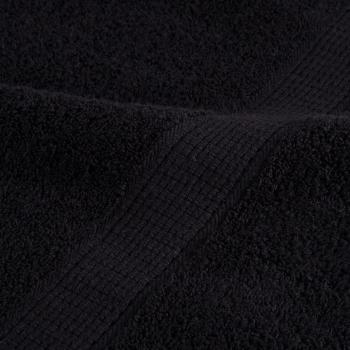 Premium-Duschtücher SOLUND 2 Stk. Schwarz 70x140 cm 600 g/m²