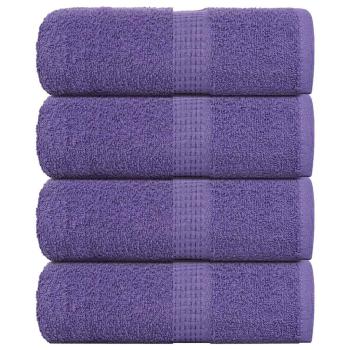 Seiftücher 4 Stk. Lila 30x30 cm 360 g/m² 100% Baumwolle