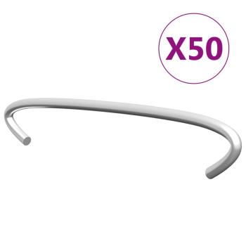 ARDEBO.de - Gabionen-Distanzhalter 50 Stk. Verzinkter Stahl 10 cm