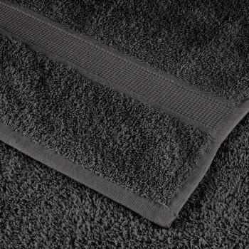 Premium-Gästetücher SOLUND 10 Stk. Anthrazit 30x50 cm 600 g/m²