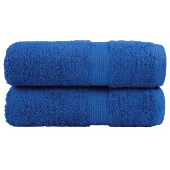 ARDEBO.de - Premium-Gästetücher SOLUND 2 Stk. Blau 30x50 cm 600 g/m²