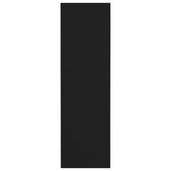 Wand-Schuhschrank Schwarz 60x18x60 cm Holzwerkstoff