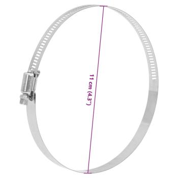 Schlauchschellen 6 Stk. 91-110 mm Edelstahl 304