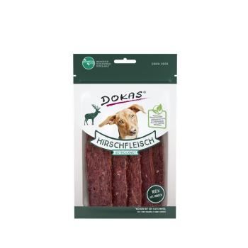 ARDEBO.de Dokas Dog Hirschfleisch getrocknet 60g