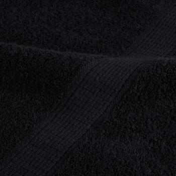 Premium-Gästetücher SOLUND 4 Stk. Schwarz 30x50 cm 600 g/m²