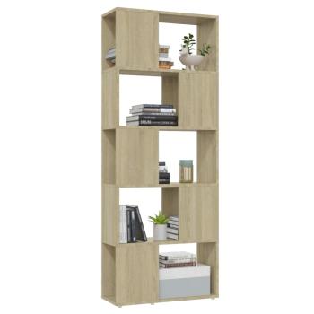 Bücherregal Raumteiler Sonoma-Eiche 60x24x155 cm