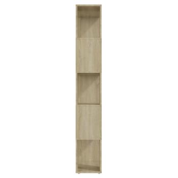 Bücherregal Raumteiler Sonoma-Eiche 60x24x155 cm