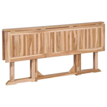 7-tlg. Garten-Essgruppe Klappbar Massivholz Teak