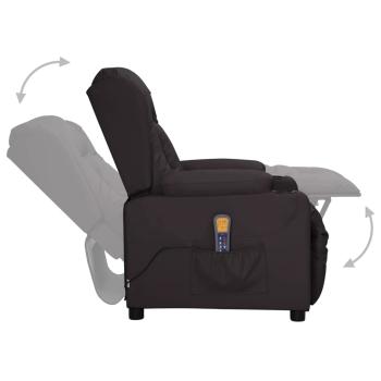 Massagesessel Schwarz Kunstleder