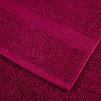 Premium-Gästetücher SOLUND 10 Stk. Bordeaux 30x50 cm 600 g/m²