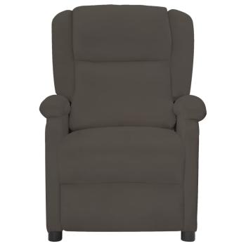 Relaxsessel Dunkelgrau Samt