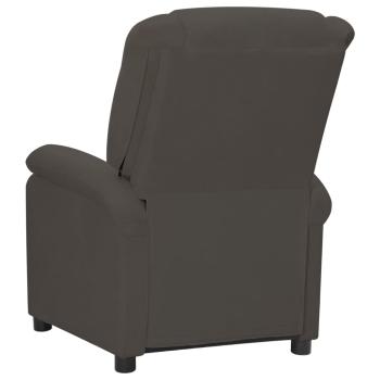 Relaxsessel Dunkelgrau Samt
