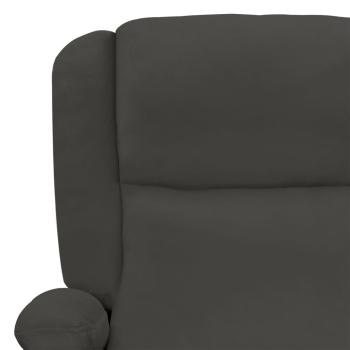 Relaxsessel Elektrisch Dunkelgrau Samt
