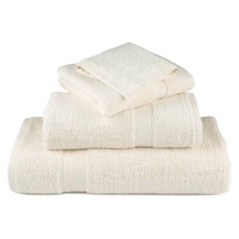 Premium-Gästetücher SOLUND 4 Stk. Cremeweiß 30x50 cm 600 g/m²