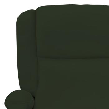 Relaxsessel Dunkelgrün Samt