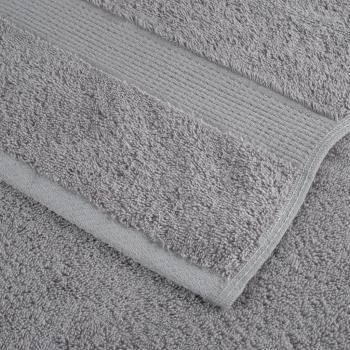 Premium-Gästetücher SOLUND 4 Stk. Grau 30x50 cm 600 g/m²