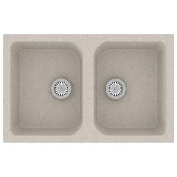 Küchenspüle Beige 760x480x184 mm Granit