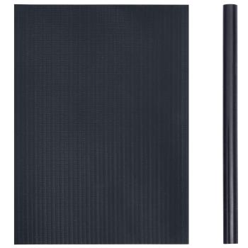 Garten Sichtschutzbildschirme 2 pcs Dunkelgrau 35 x 0.19 m PVC