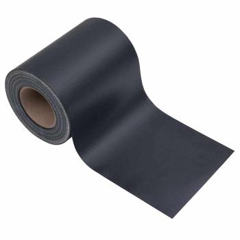 Garten-Privatsphäre-Bildschirme Set von 2 Dunkelgrau Kunststoff