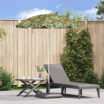 ARDEBO.de - Strandsonnenschirm mit Aluminiumstange Camouflage 240 cm