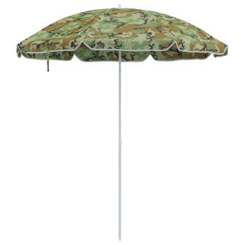 Strandparasol mit Aluminiumstange Camouflage 300 cm