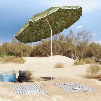 Strandparasol mit Aluminiumstange Camouflage 300 cm