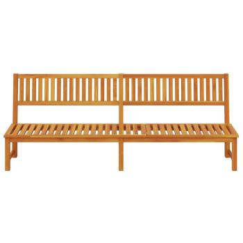 Sonnenliege Braun Akazienholz Einheitsgröße