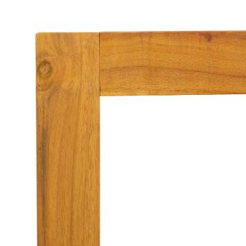 Garten Beistelltisch 43x36x40 cm Massivholz Teak