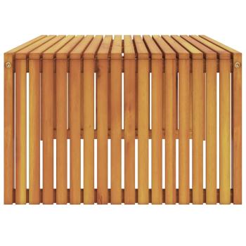 Gartencouchtisch 110x55x35 cm Massivholz Akazie