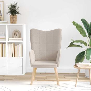 Entspannungsstuhl Hellgrau Lockiges Wollähnliches Gewebe