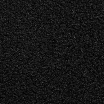 Entspannungsstuhl Schwarz Lockiges Stoffähnliches Material